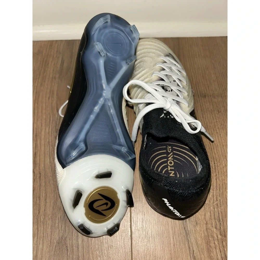 Nike Phantom GX Elite Dynamic Fit FG Soccer Cleats Mens‎ US 5 Black Gold